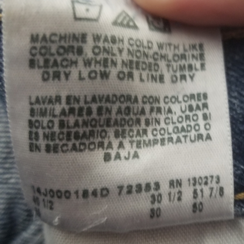 Wrangler relaxed 38 x 30 men's jeans, 100% cotton! - Picture 4 of 6